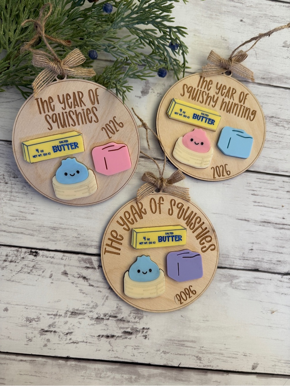 Squishies Hunting Ornament Kids Christmas 2026 Needoh Butter Dumpling Squishy